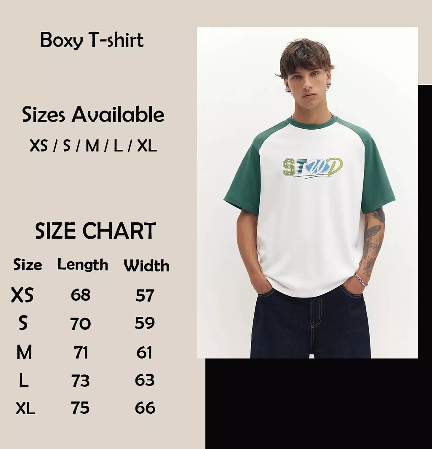 PULL&BEAR - HVID RAGLAN -T-SHIRT  8
