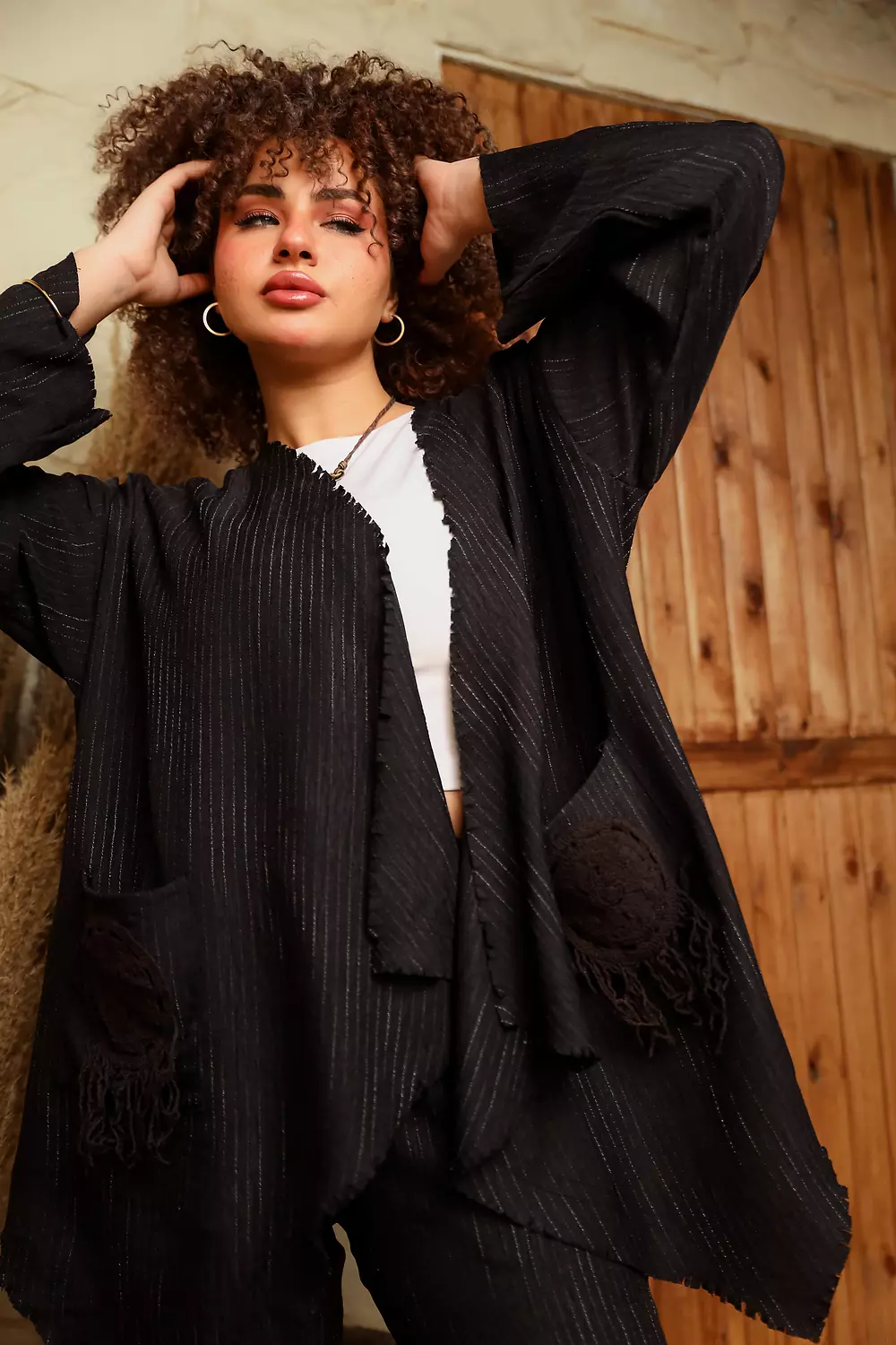 Linen jober pocket suit 4