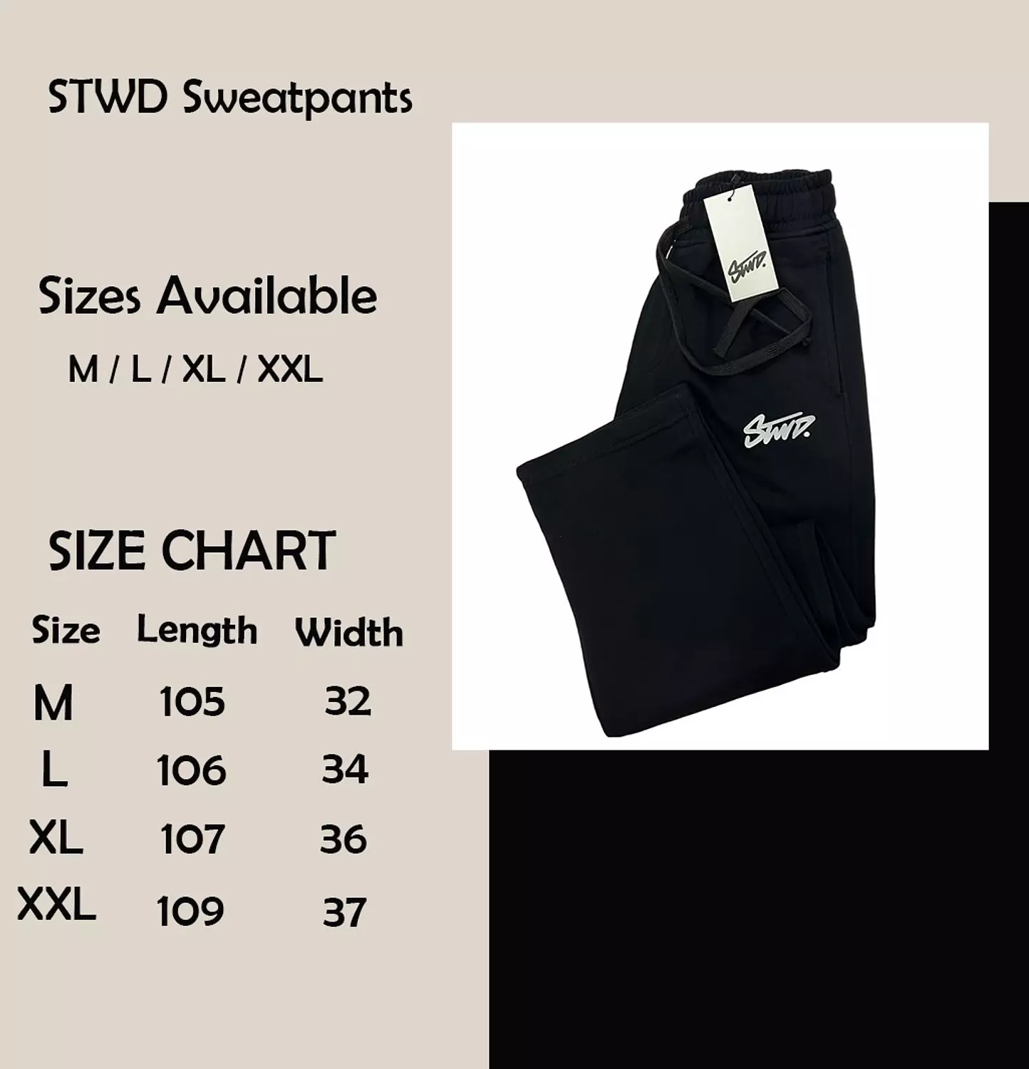 Stwd Wide Leg Sweat Pants 9