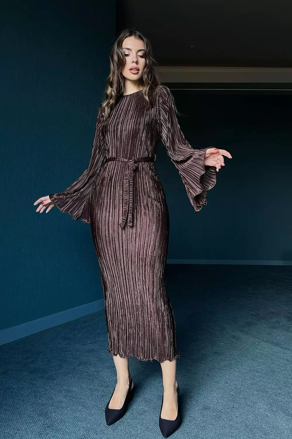 Plisse Dress 2