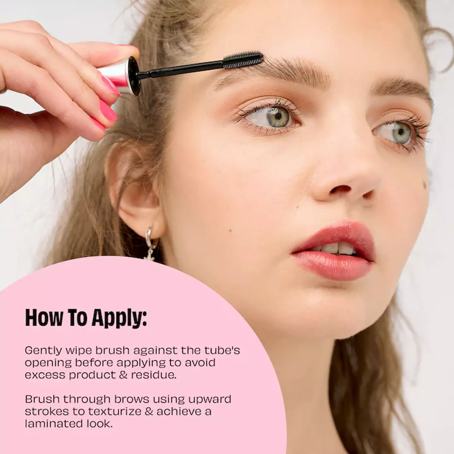 Benefit Cosmetics Mini 24-HR Brow Setter Clear Brow Gel with Lamination Effect 2