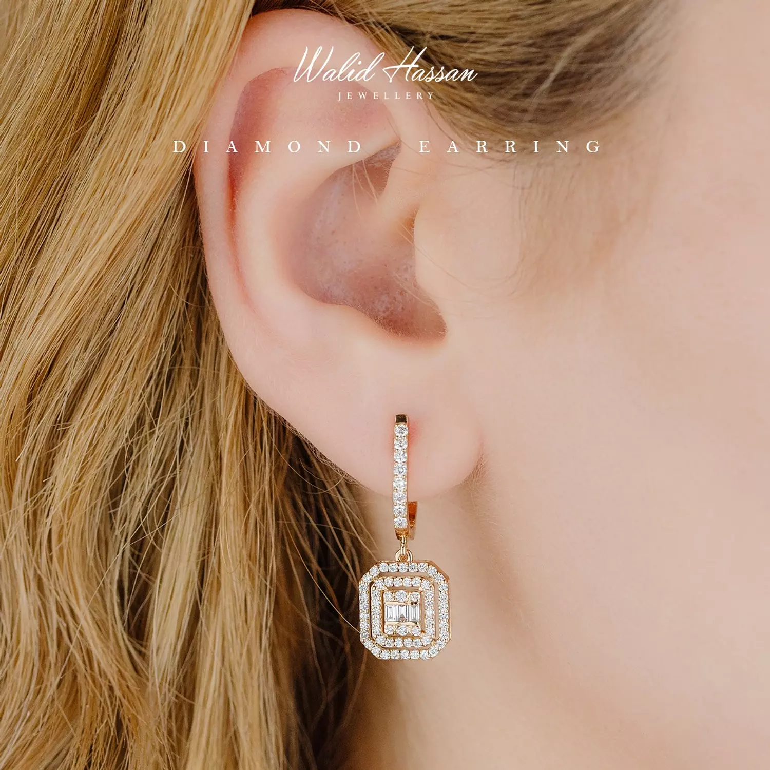 diamond earring image