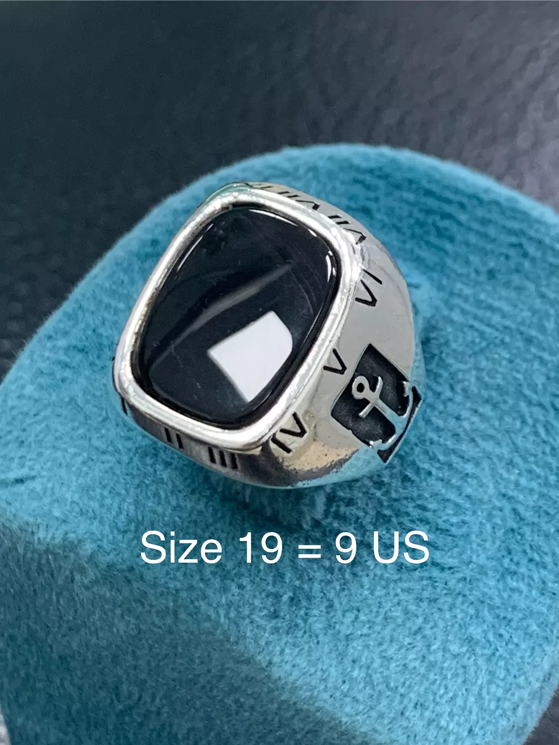 Black Stone Anchor Ring image