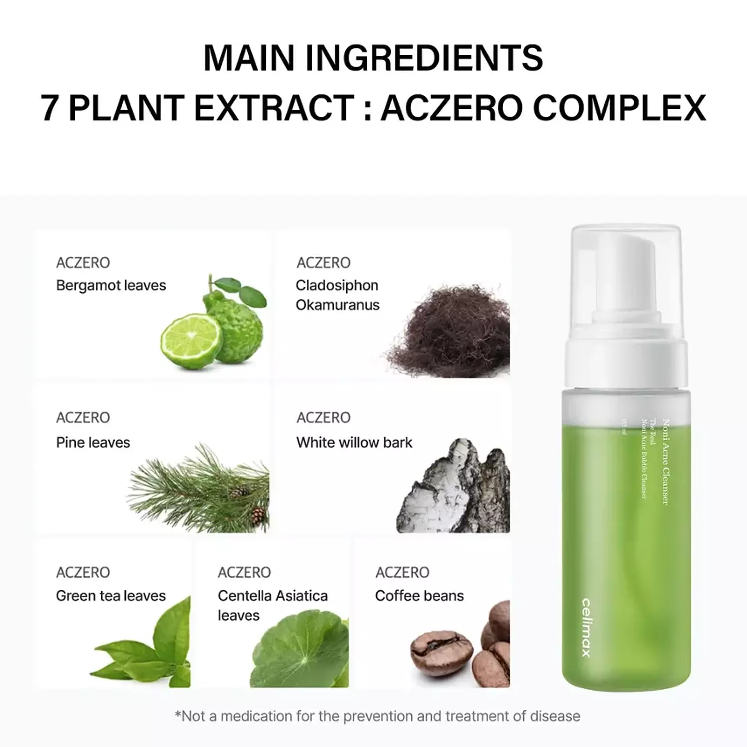 celimax - The Real Noni Acne Bubble Cleanser hover image