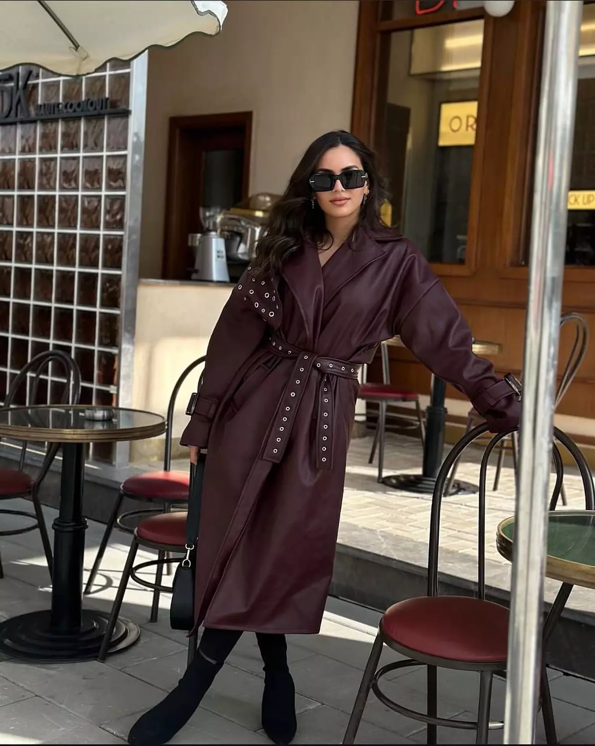 Leather Coat image