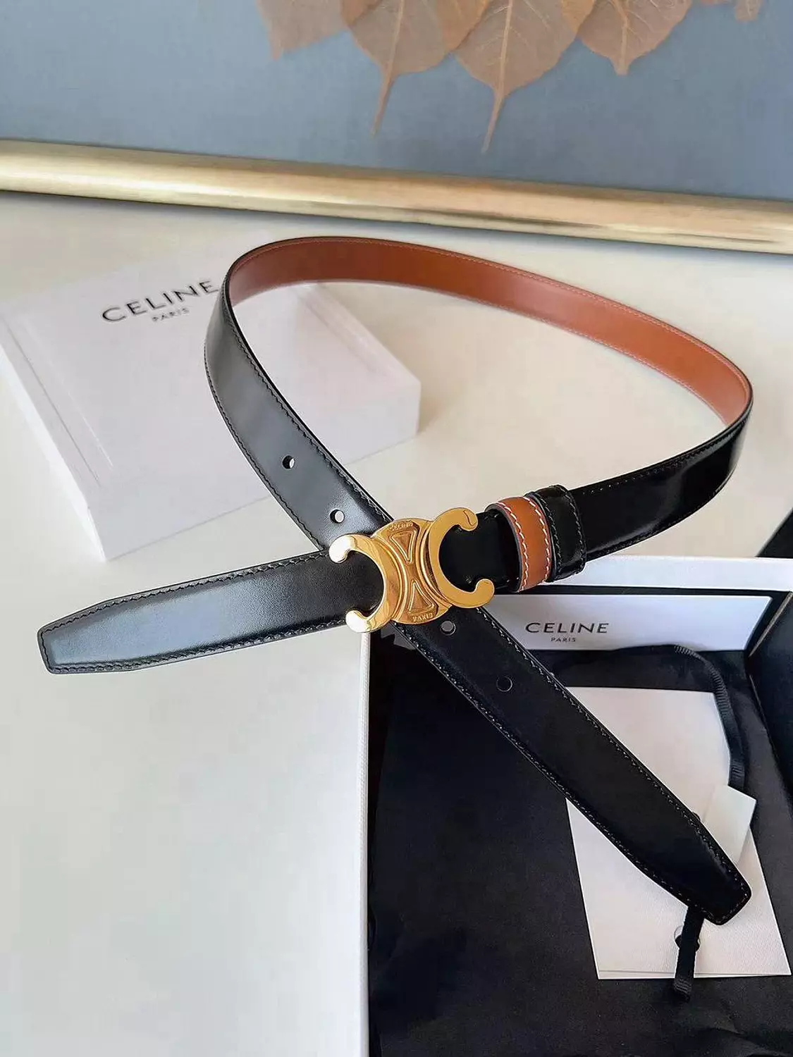 Celine Belt Double Face image