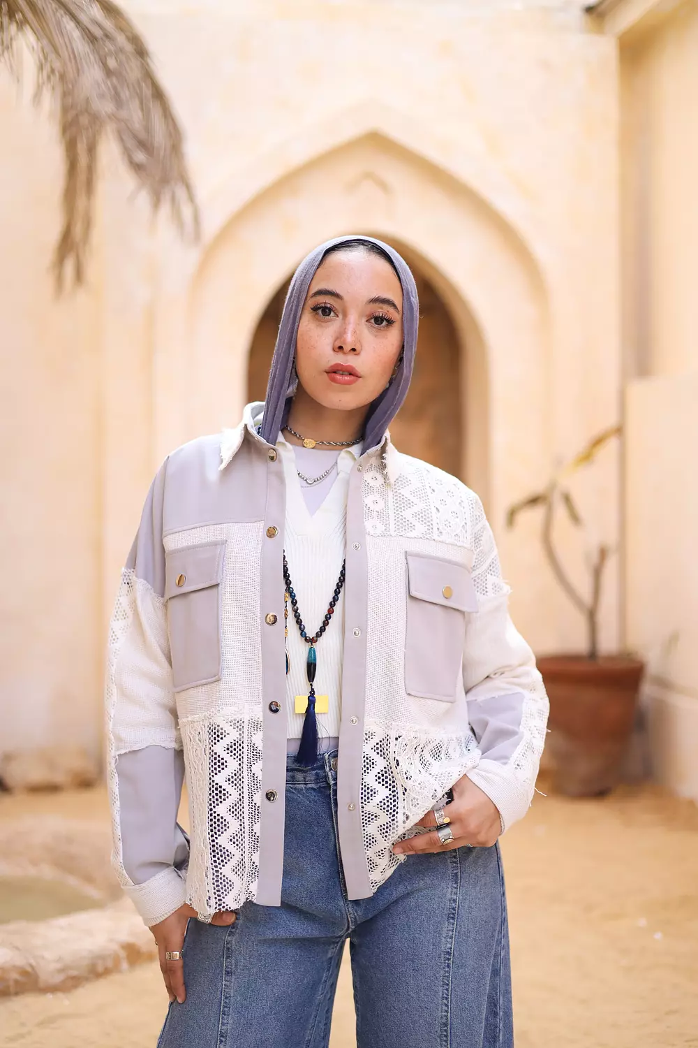 Patches chemi-jacket in grey image