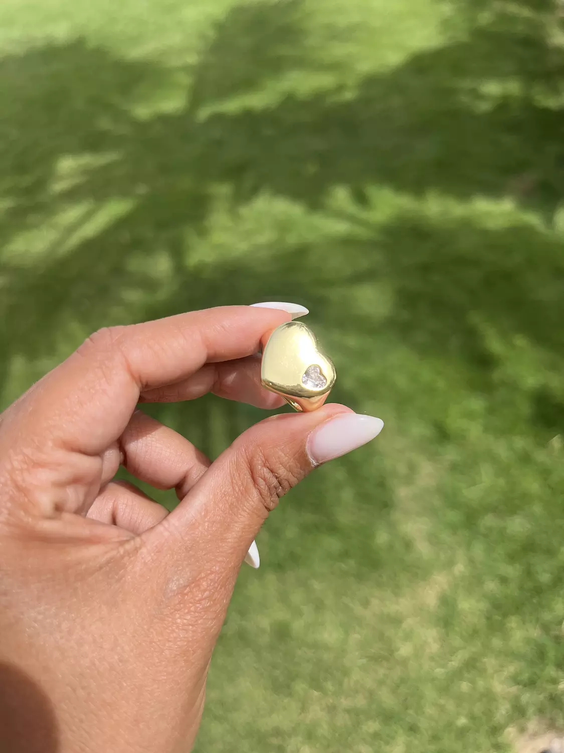 Heart Gold Ring  image