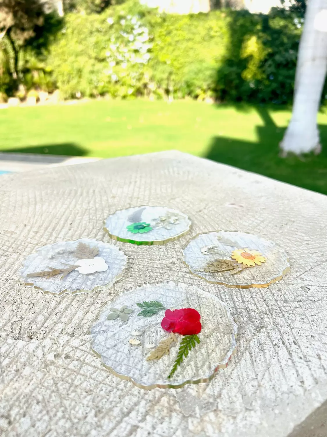 Floral Coaster Set image