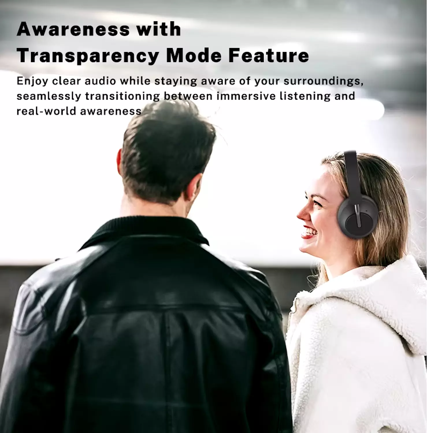 Oramio OR-29 Bluetooth Headphone with Pure Bass, High-Definition Microphone, and Voice Control 4