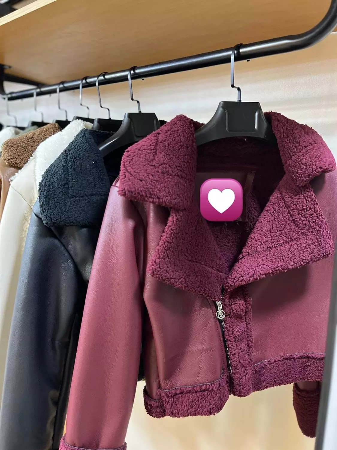 Leather & fur jacket  8