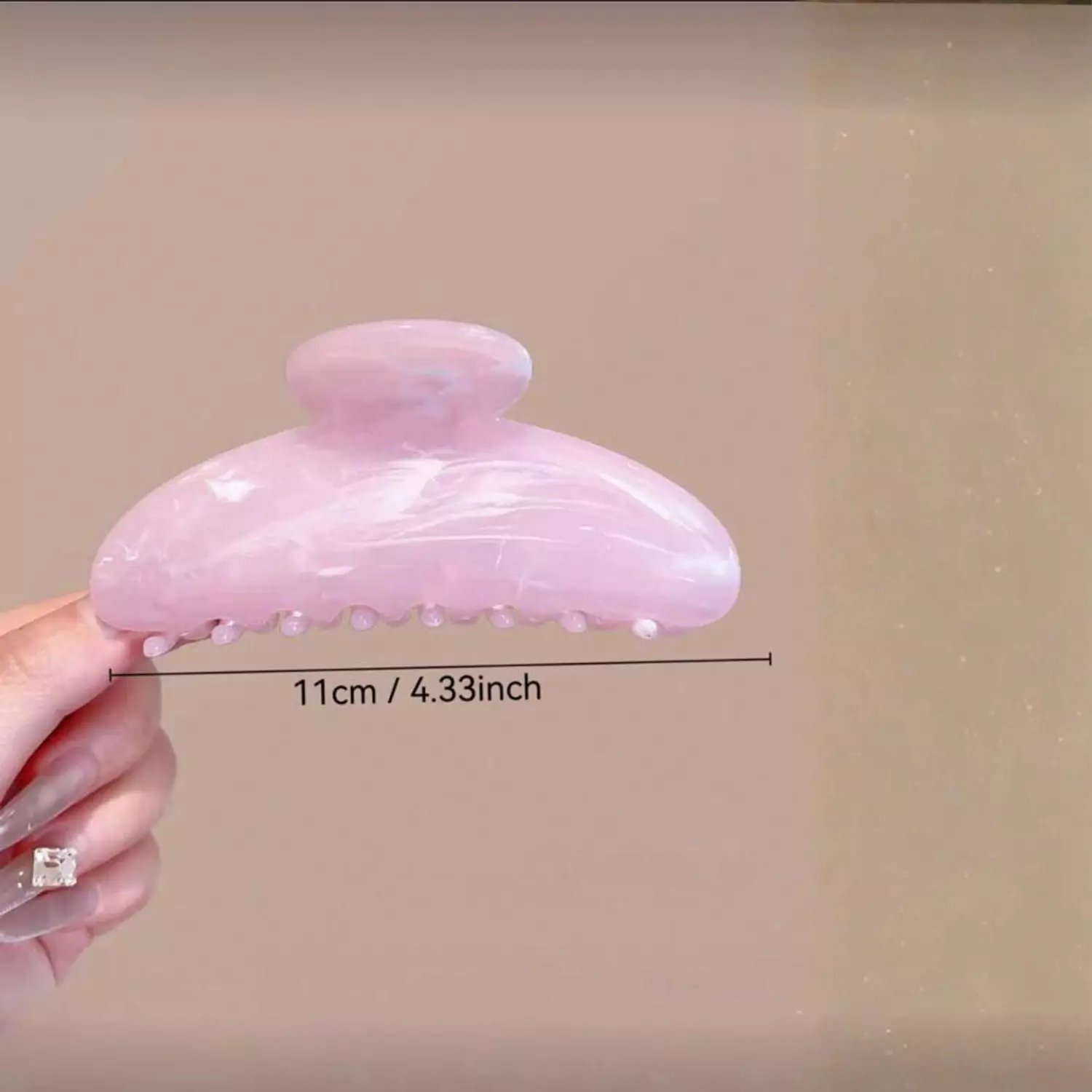 Large Water Wave 1 Pc Claw Clip 3