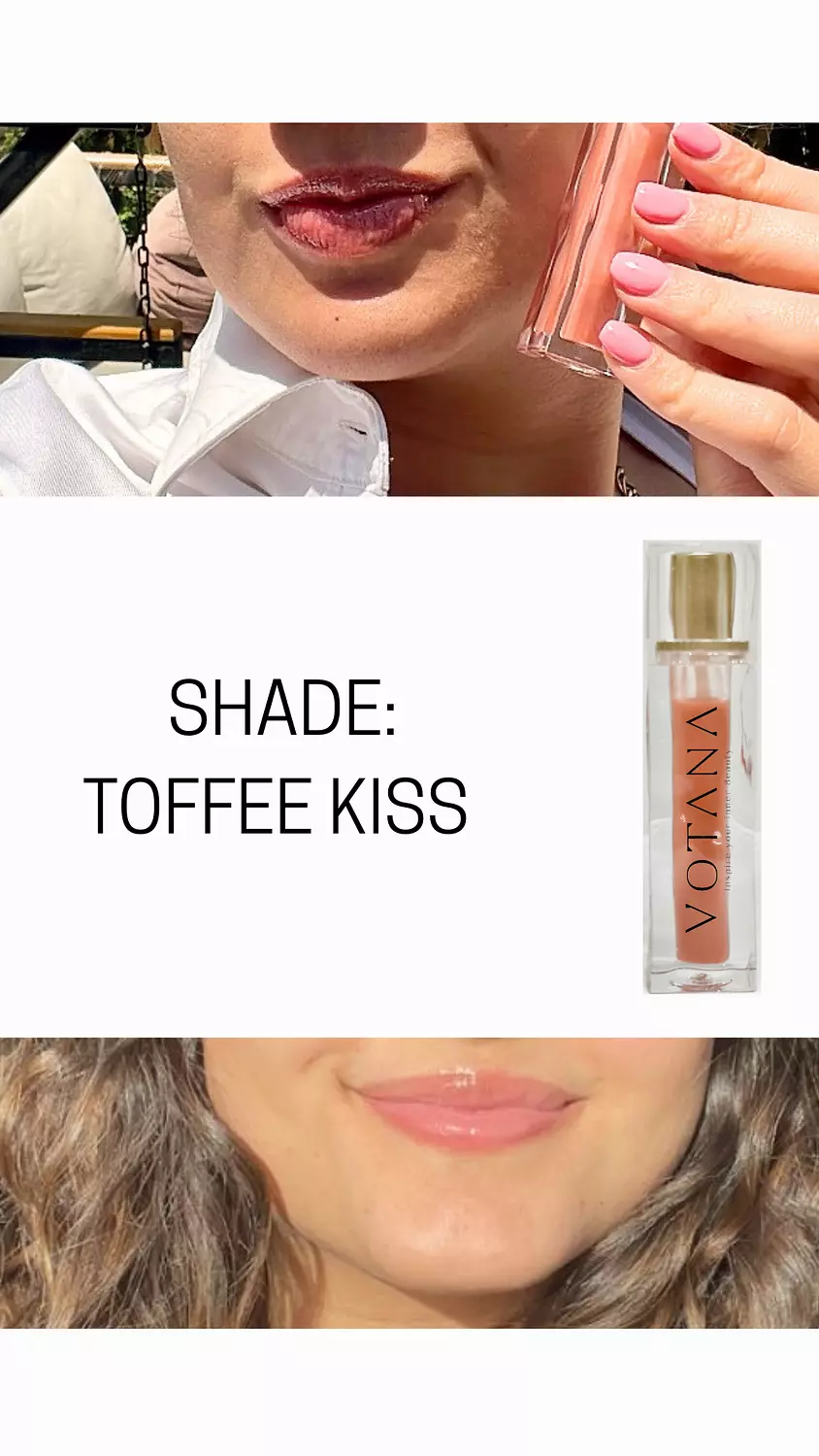 Votana Lipgloss Toffee Kiss 6 ML 1