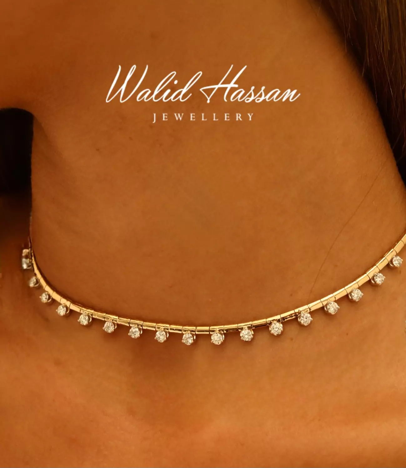 diamond choker 1351 image