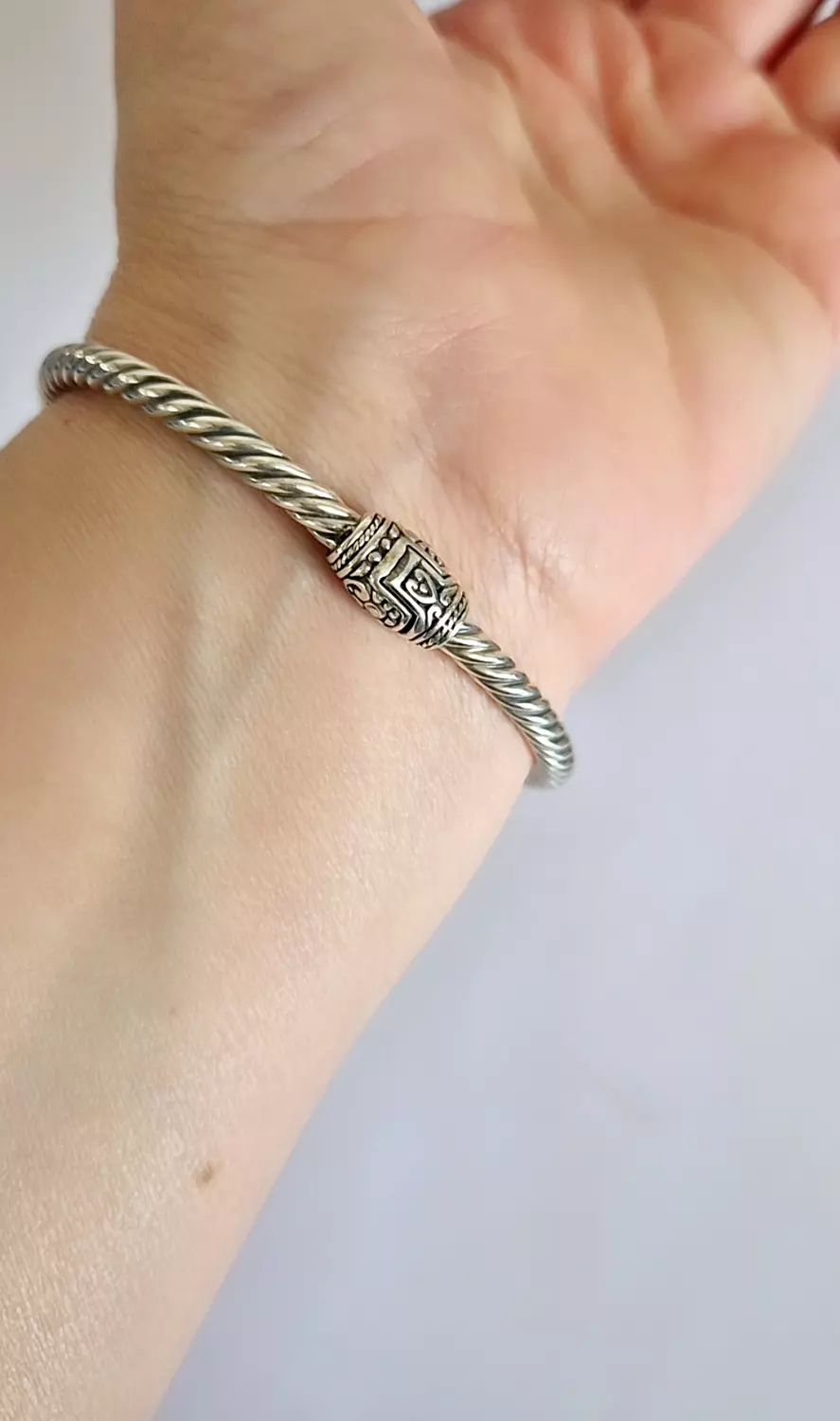 Aqua marine bangle 2