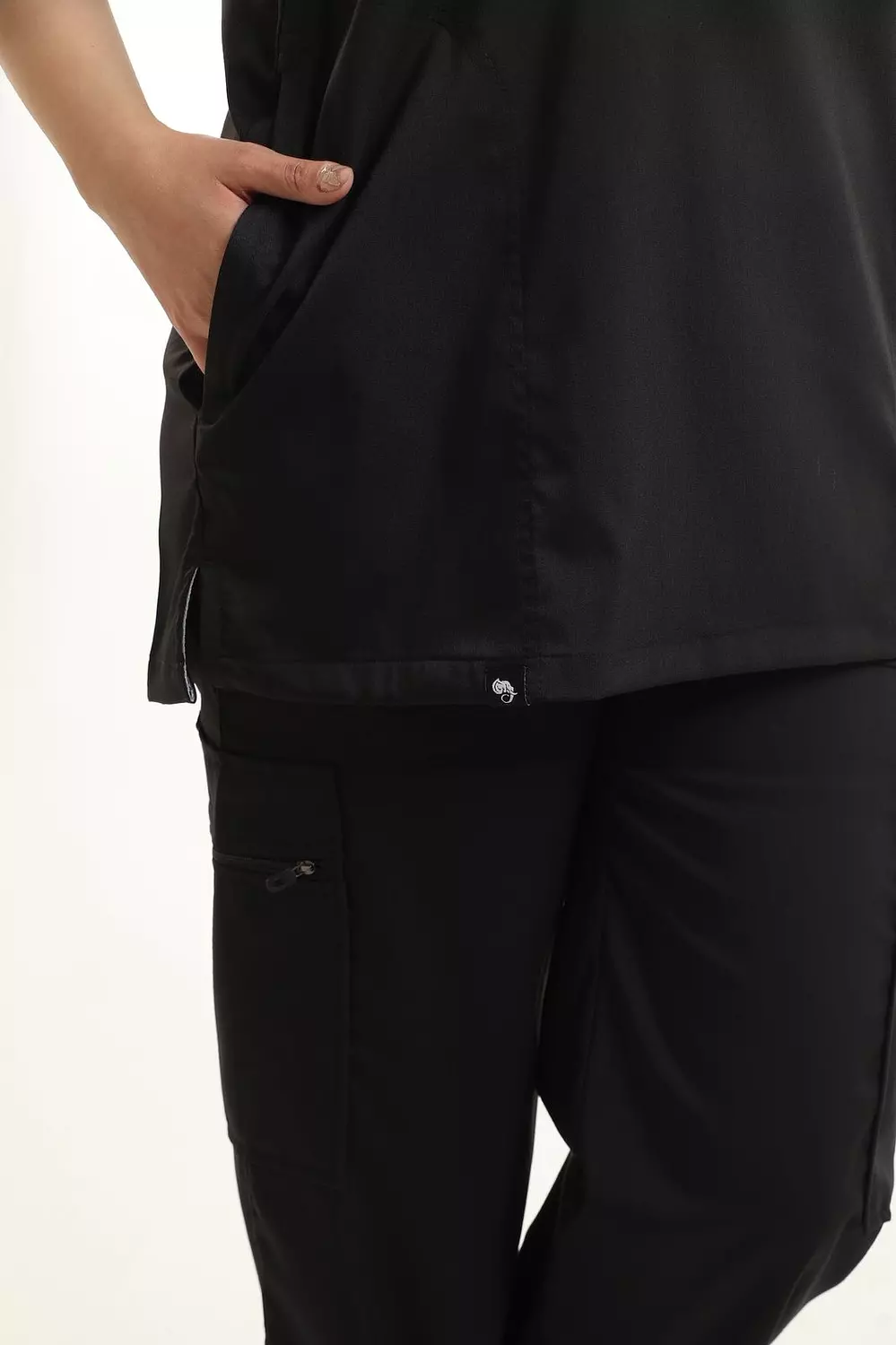 Black Polo Scrub 11