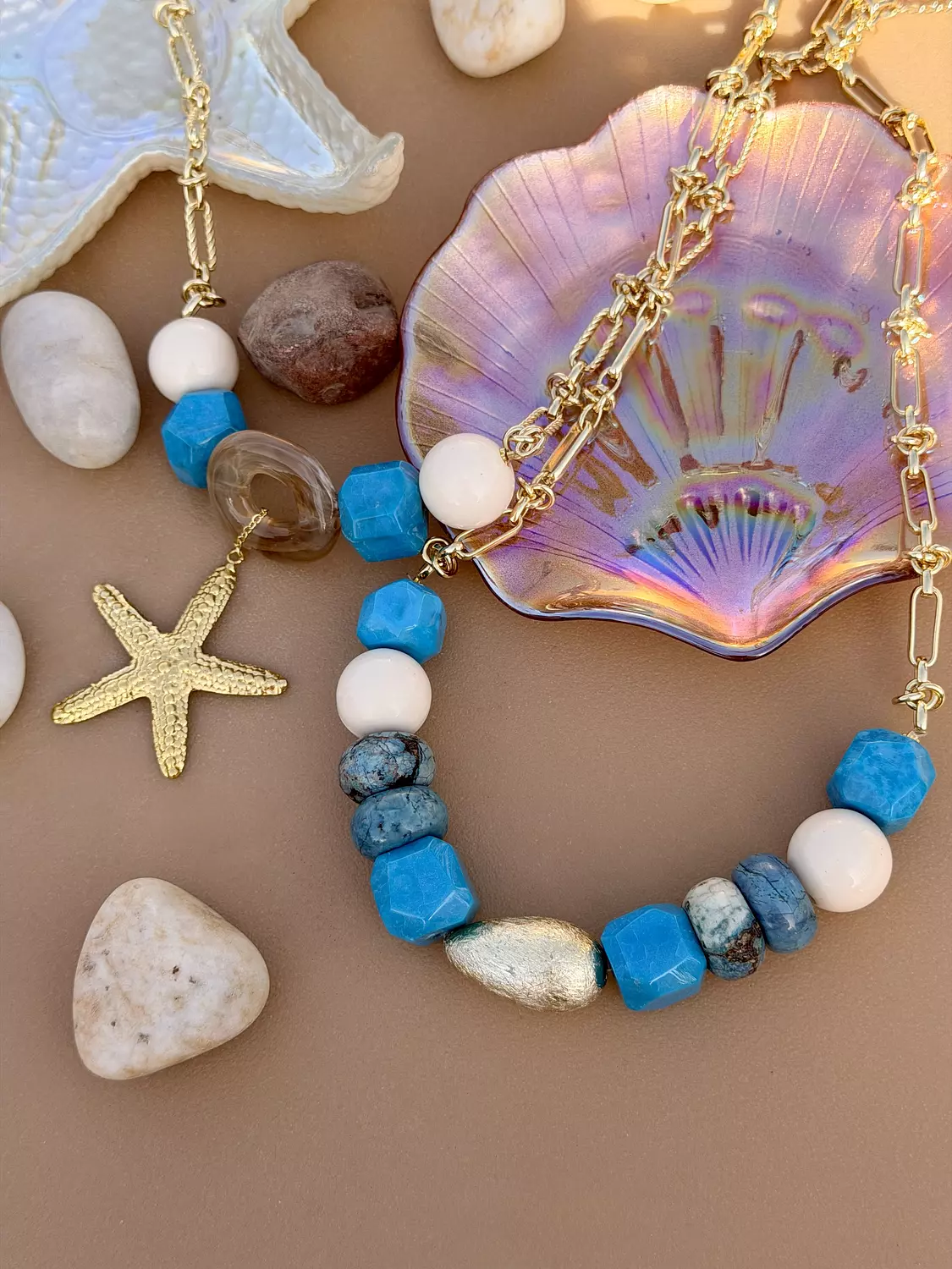 Earthy Blue Statement  2