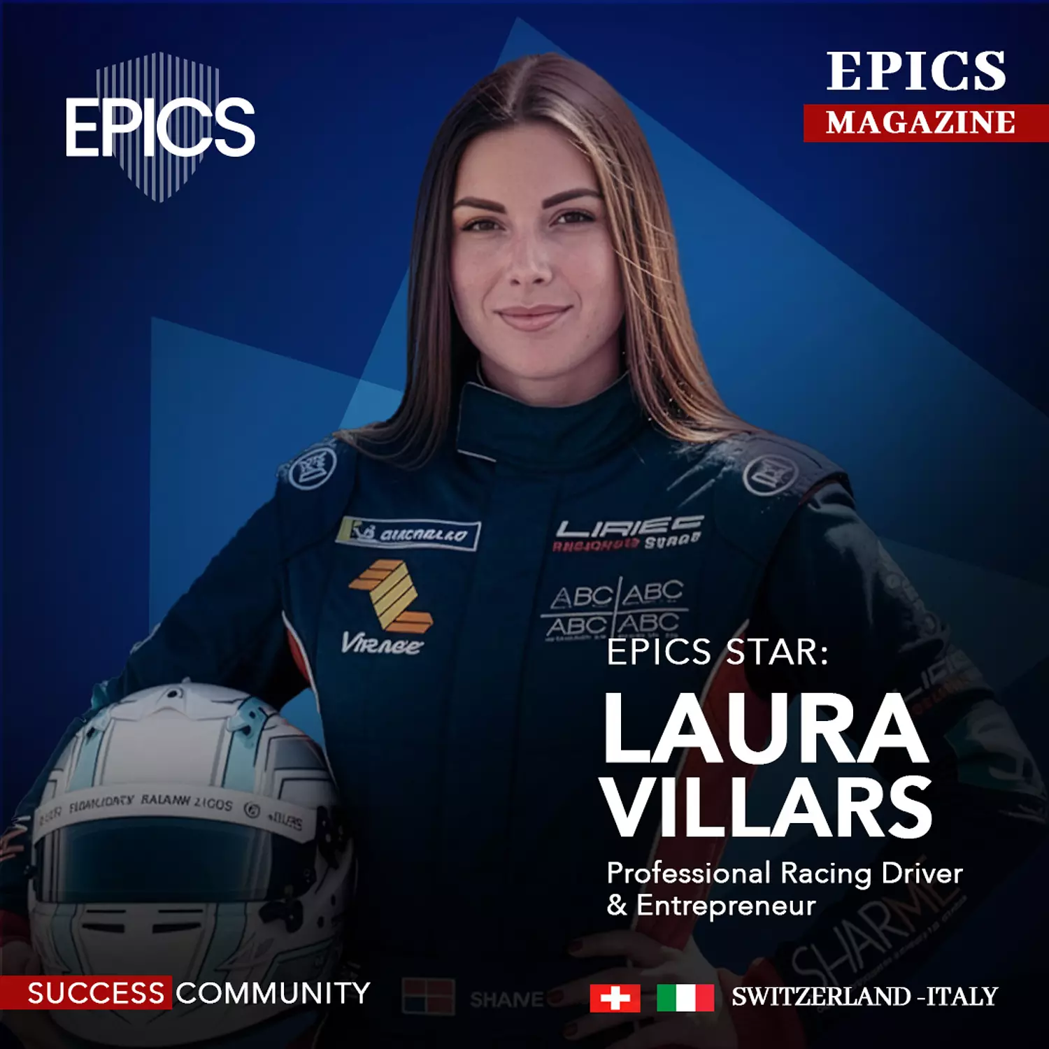 🎖️🌐Laura Villars,(Story)_Professional Racing Driver & Entrepreneur