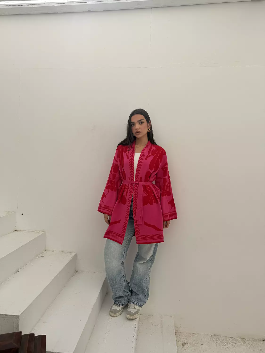 Fuchsia Flame Kaftan 6