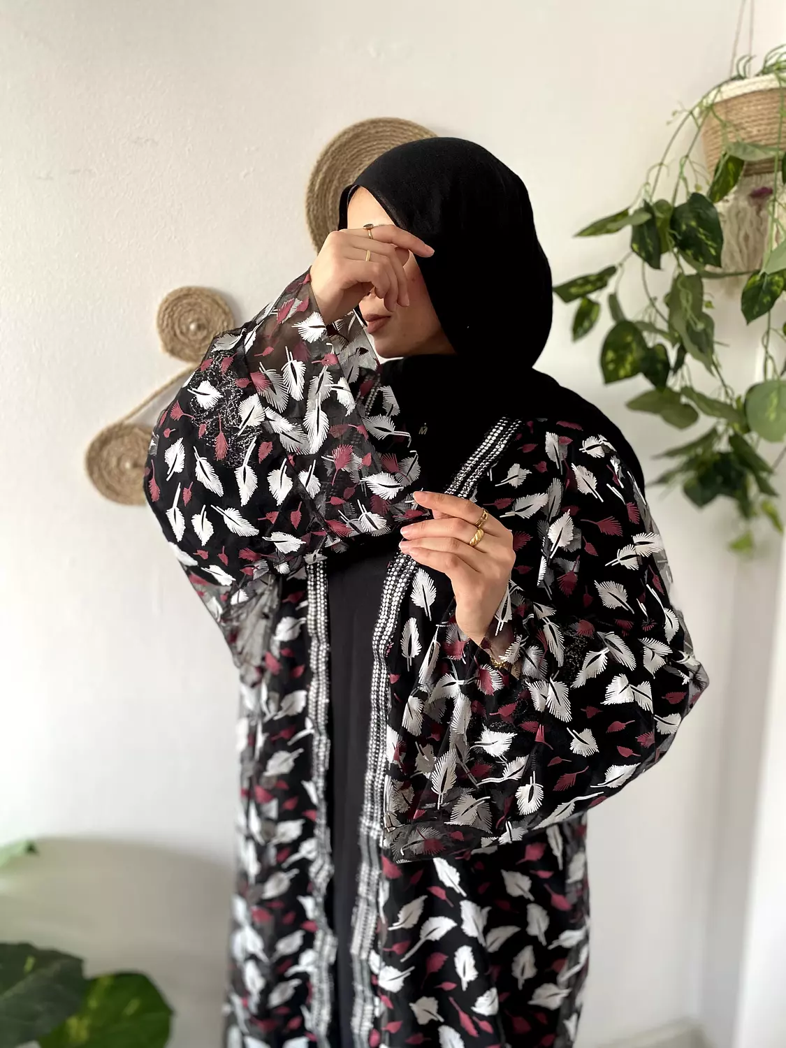 Kofttan with embroidered ribbon 5