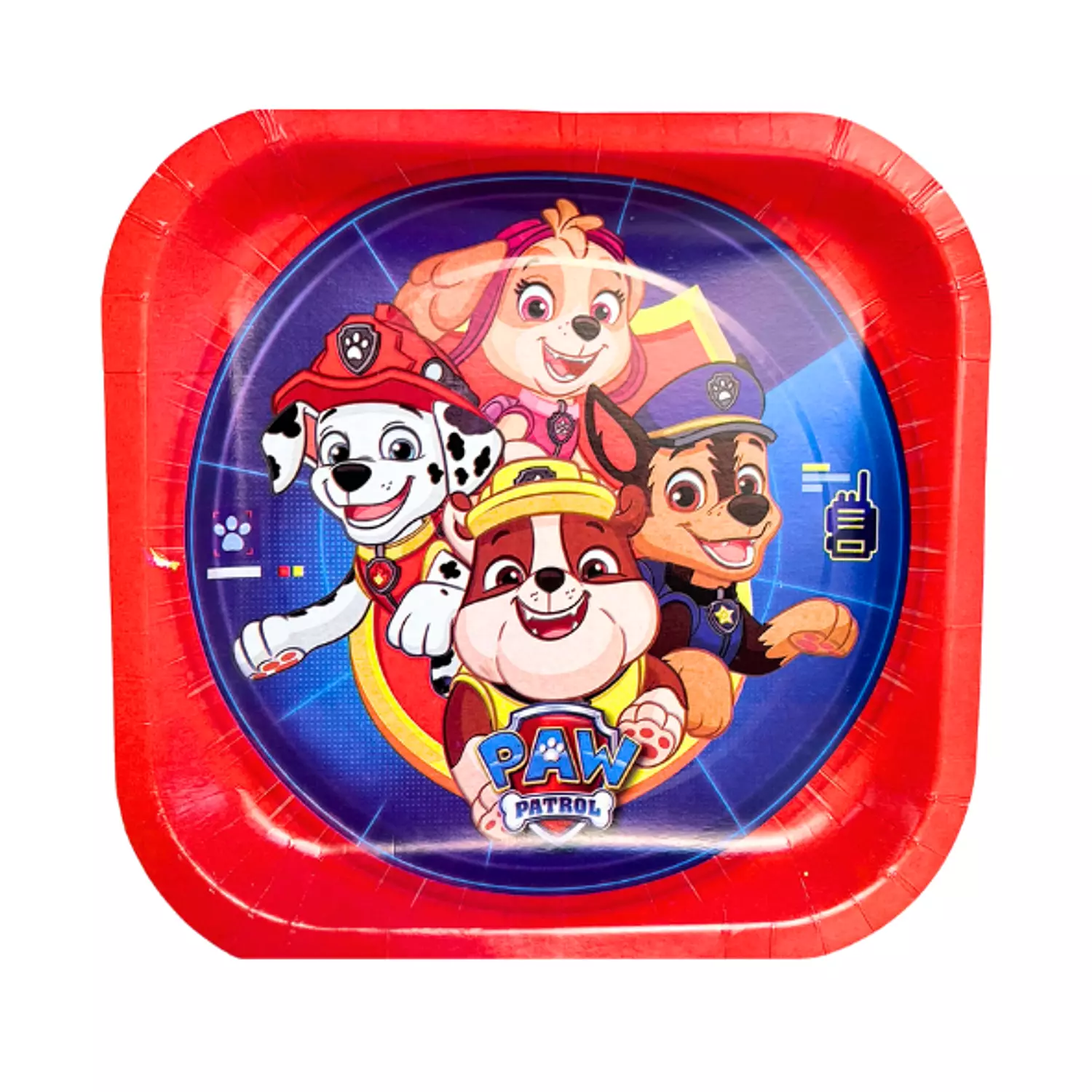 Paw Patrol Square Paper Plates