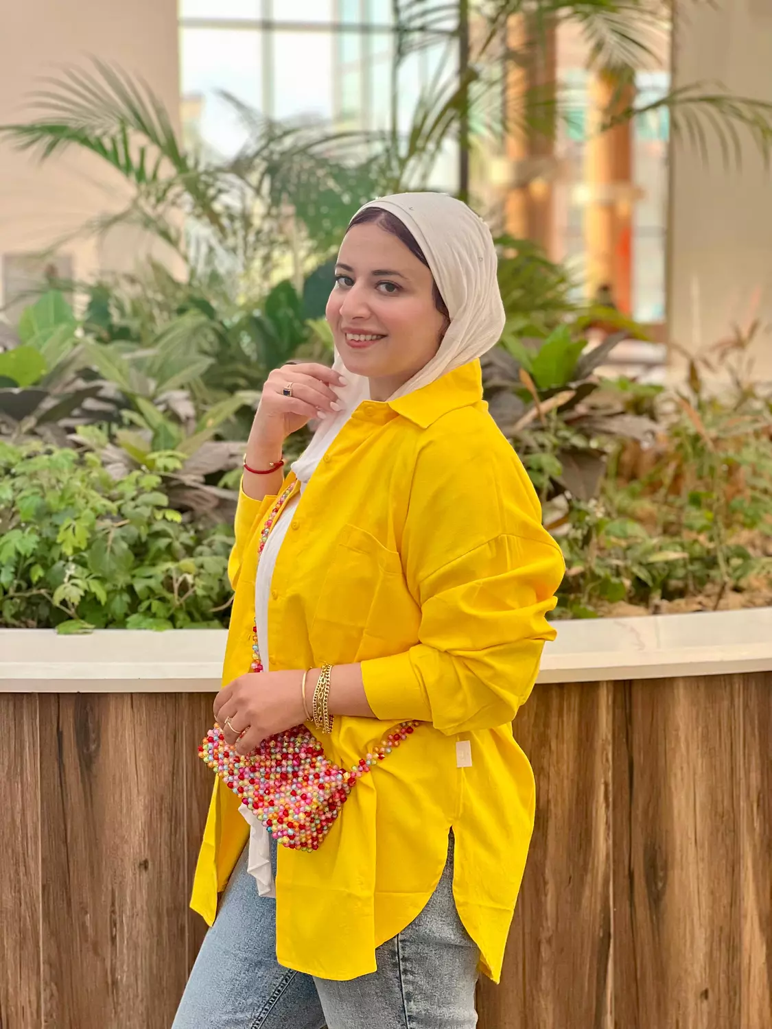 yellow cotton shirt 1