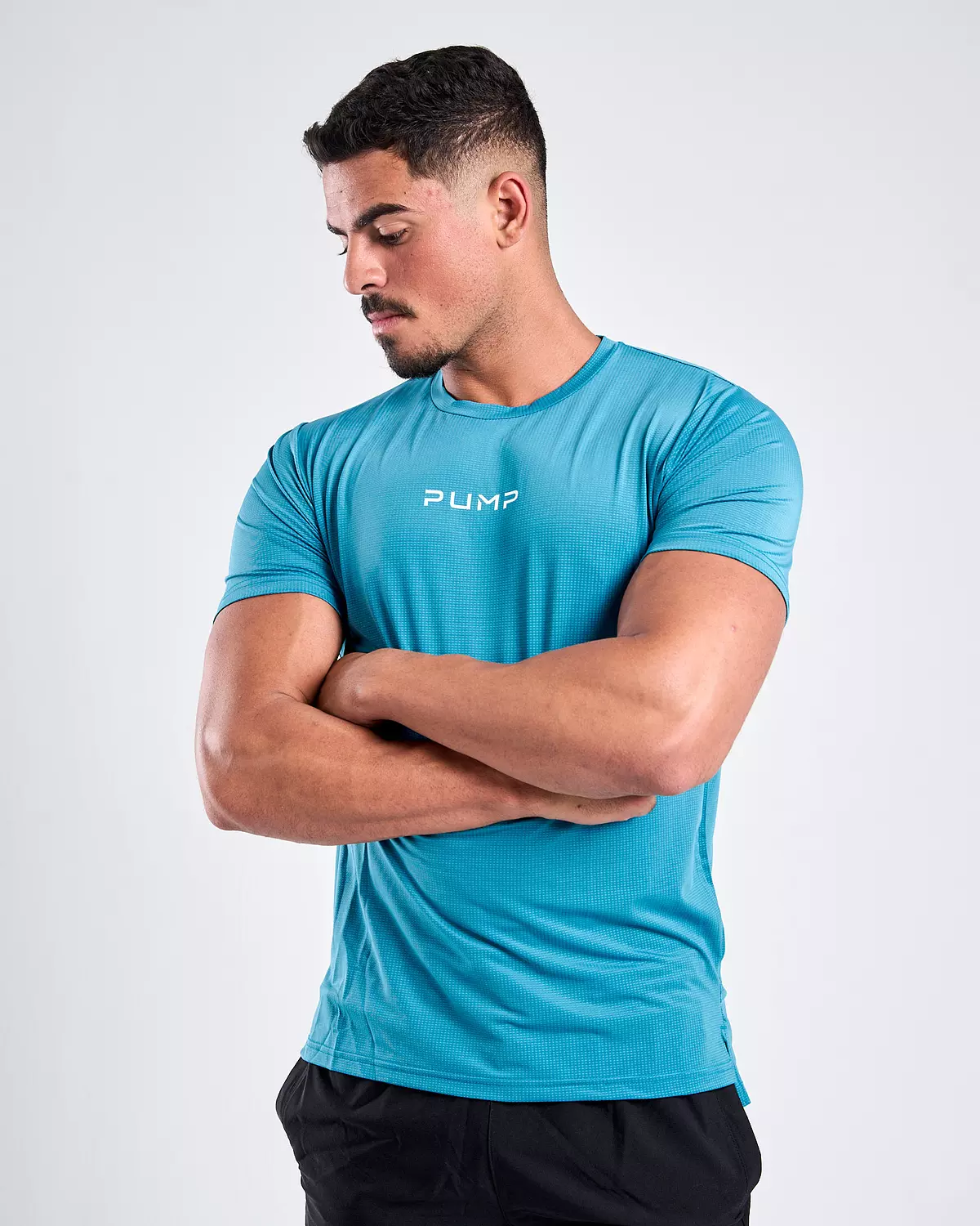 MEN'S CORE TECH T-SHIRT - Azure Blue image