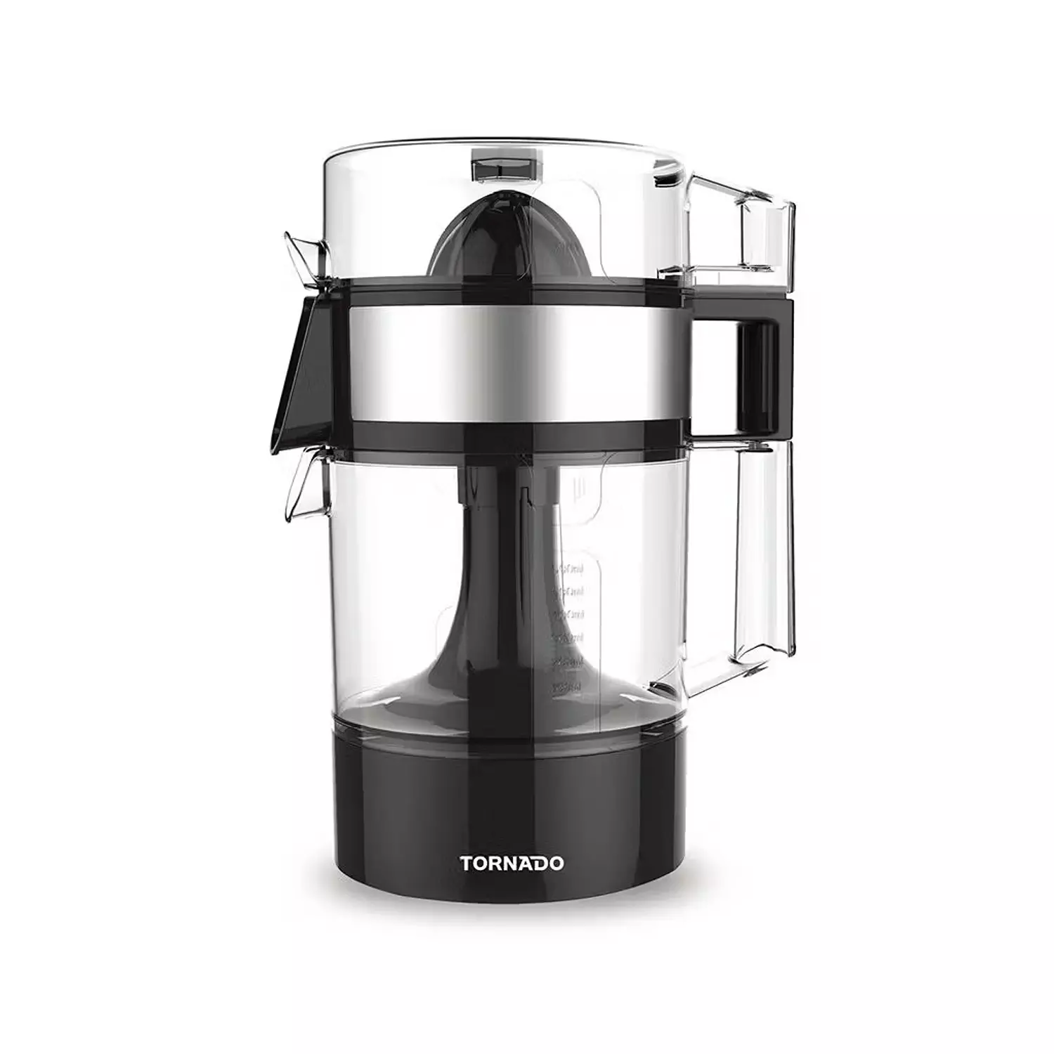 Tornado Citrus Juicer 30W, 0.6L, Black x Silver TCJ-30S