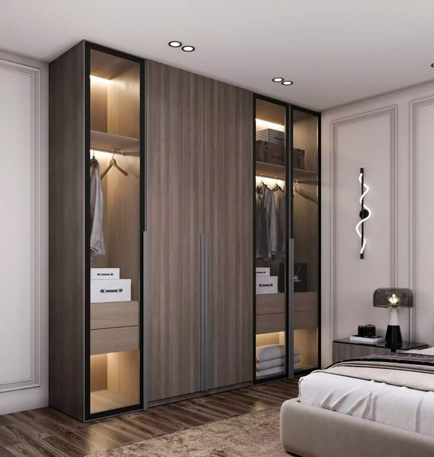 Modern Dressing 200×240×60 cm  Artco Furniture dr036 image