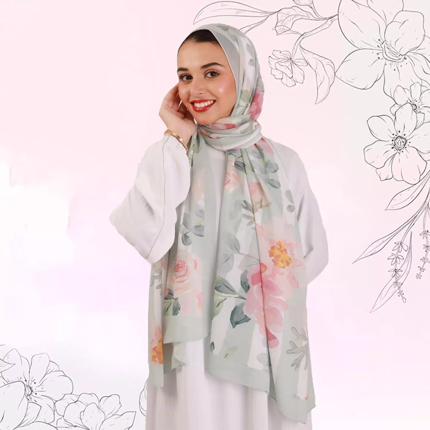 Chiffon Veil 089