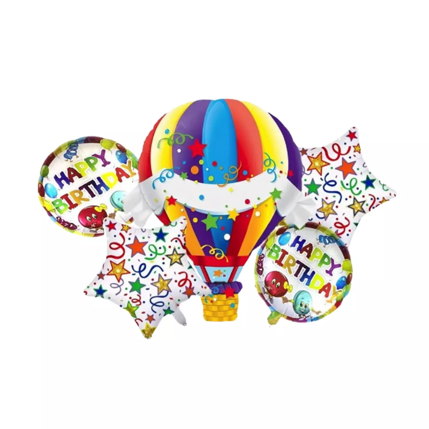 Hot Air Happy Birthday Balloon Collection image
