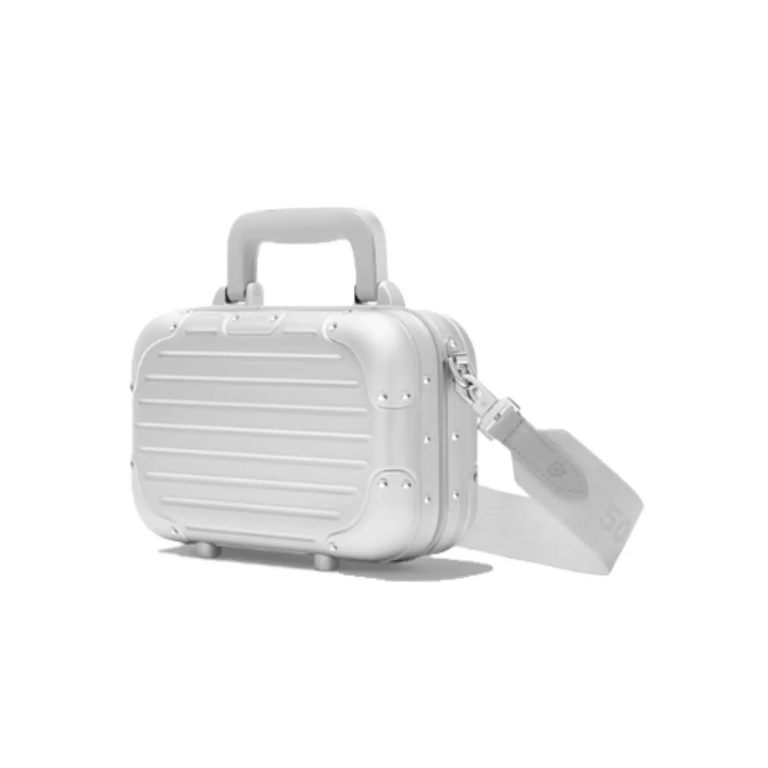 Rimowa Aluminum Original Crossbody Bag Silver 4