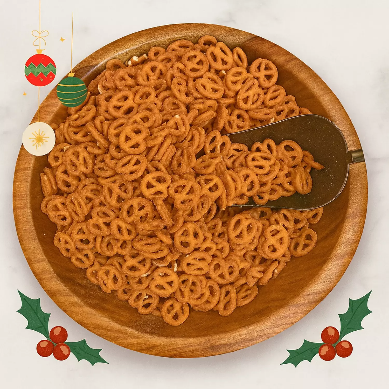 <h1 style="text-align: start"><span style="color: #8b008b"><strong>Spicy Pretzels</strong></span></h1>