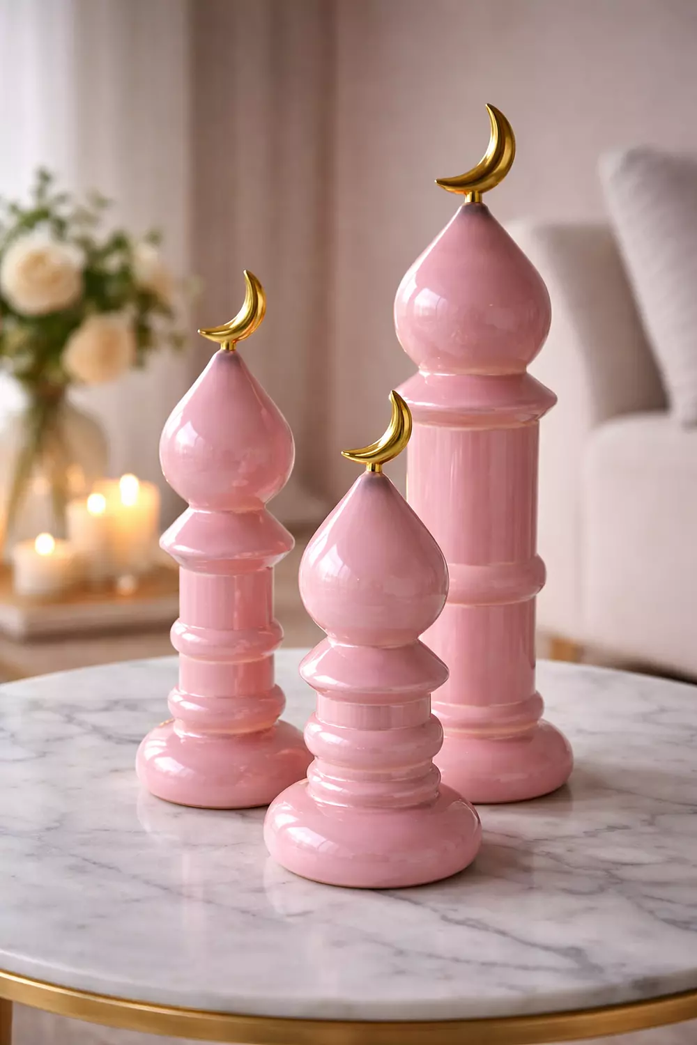 Moody minaret set  image