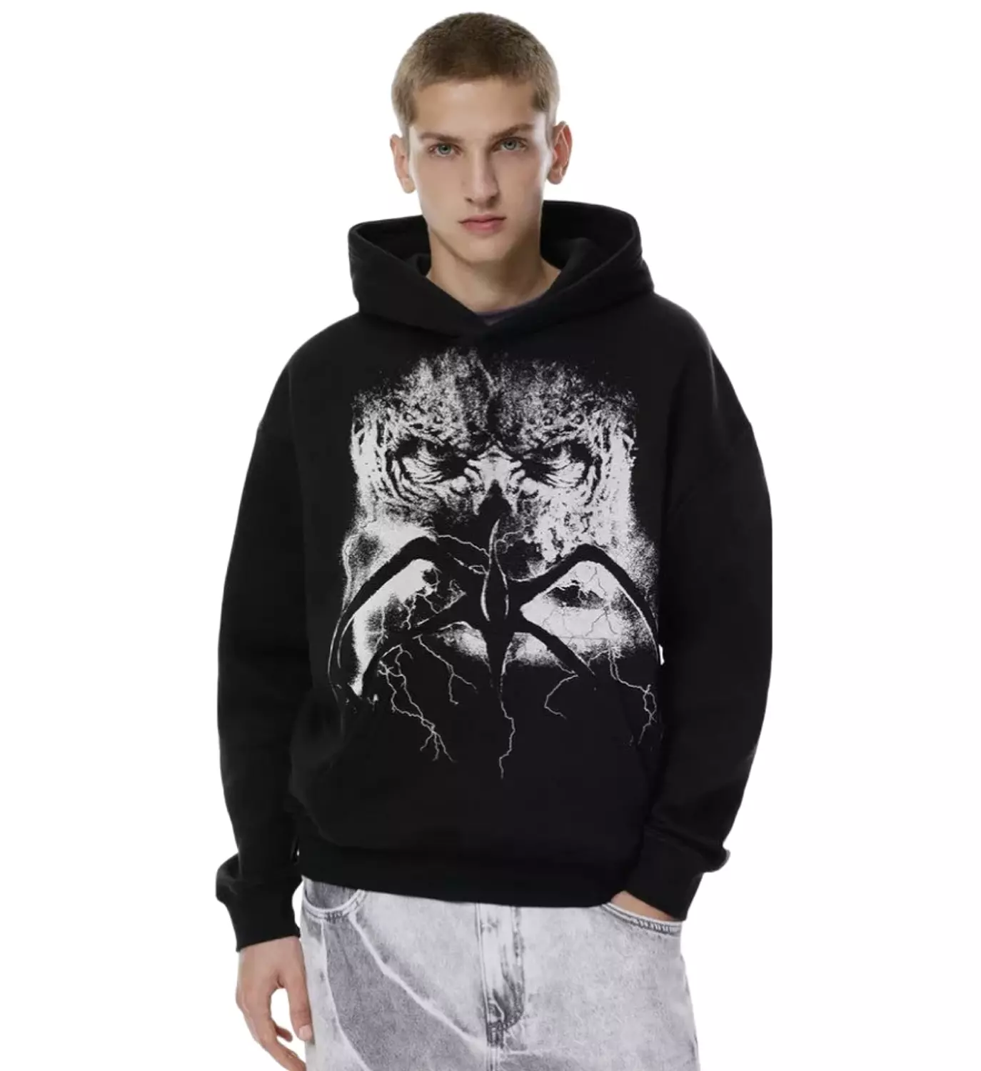 STRANGER THINGS BERSHKA HOODIE  image