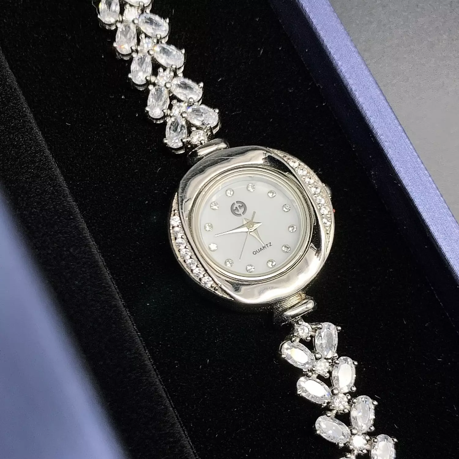 Diamond Class Silver Watch image