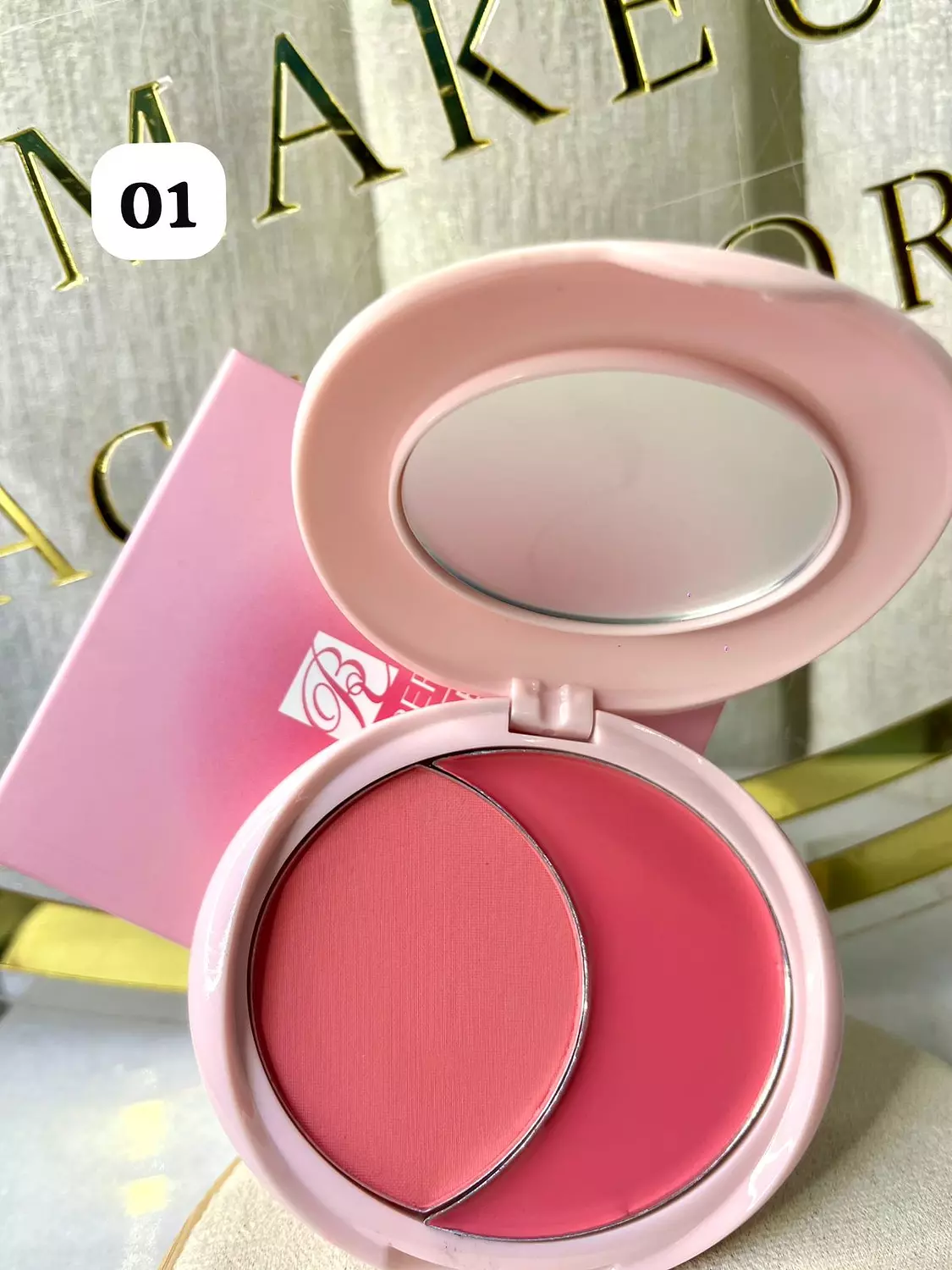 2In1 Blusher Roseberry بودر وكريمي  hover image