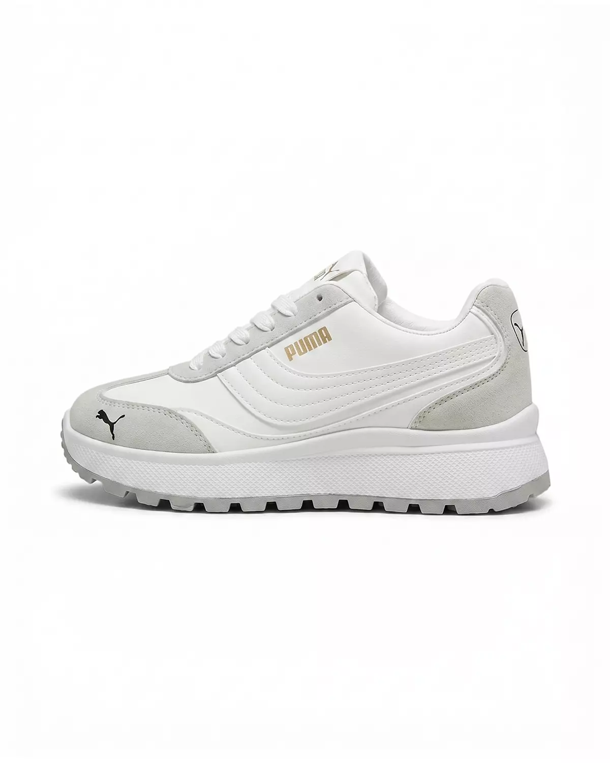 Women’s Puma Shoes – White & Gray 4