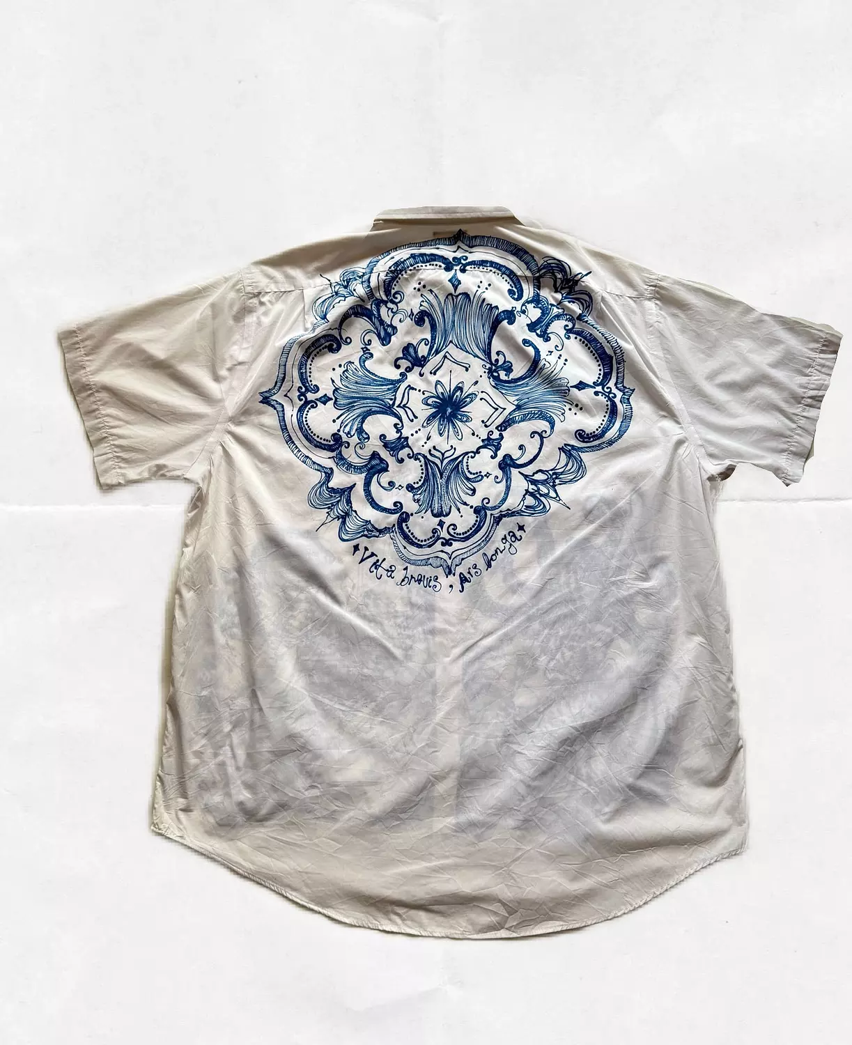 “Musical night “ hand-painted white shirt  hover image