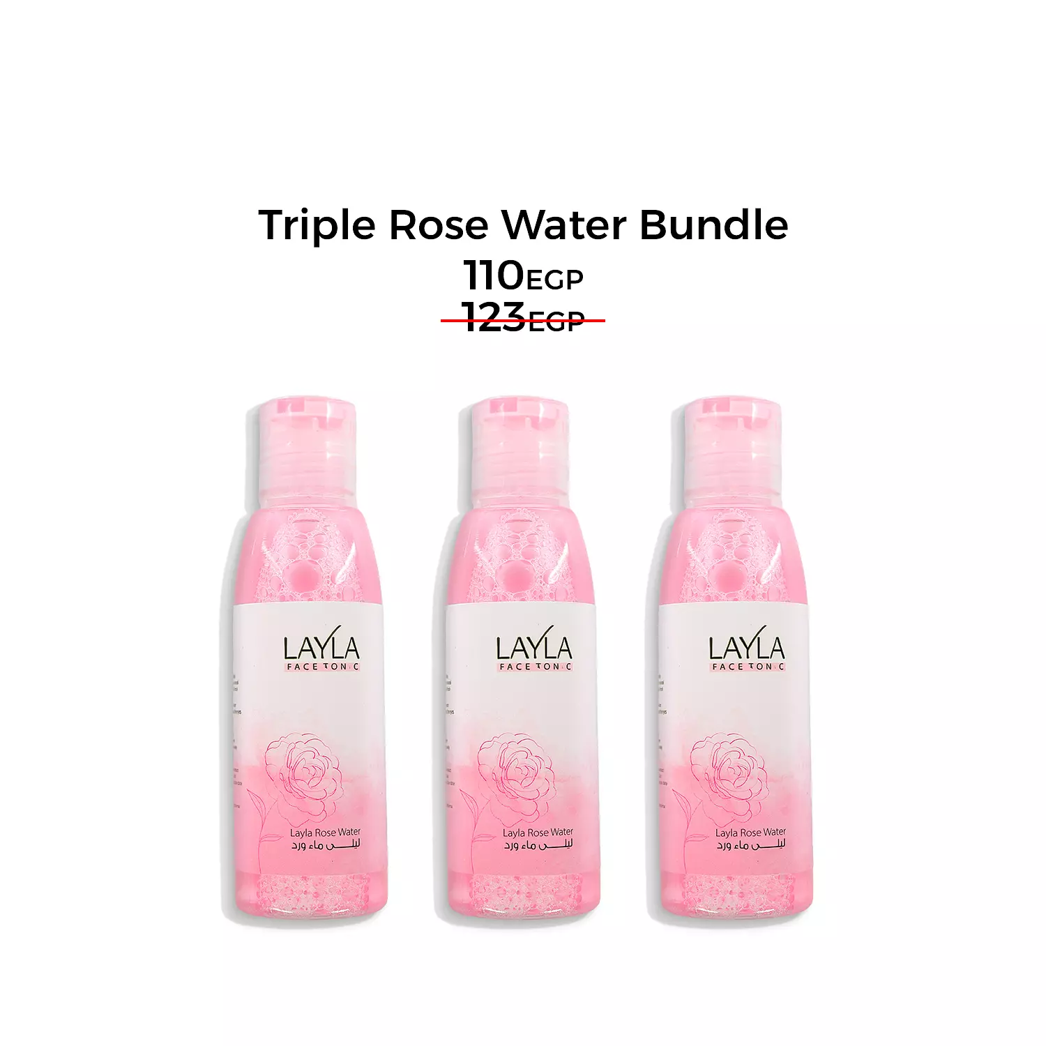Triple Rose Water Bundle