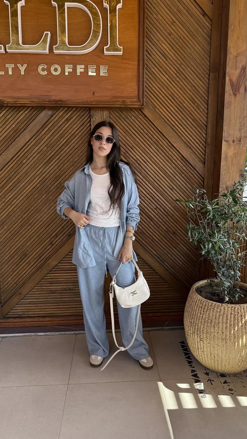 “Soft Sky Denim Set” image