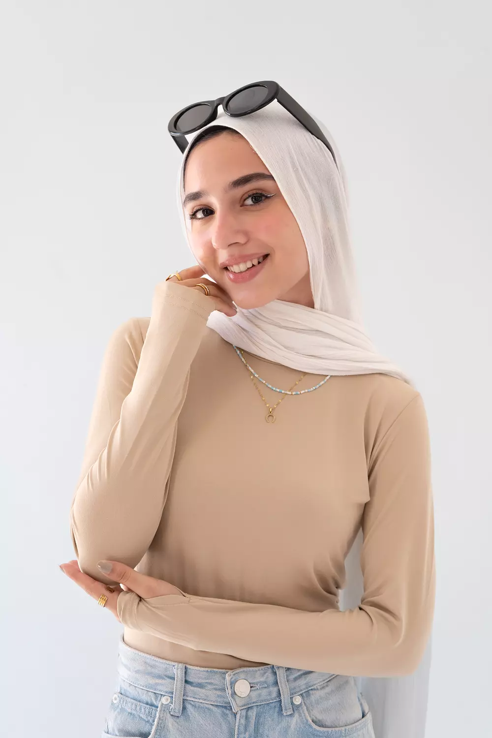 Long sleeve cotton Basic 1