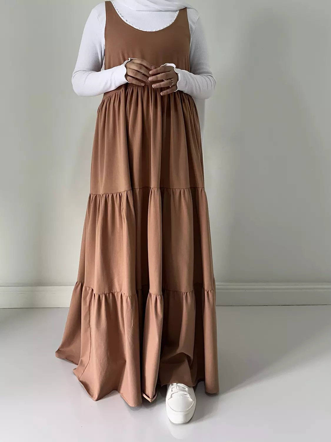 Orang ruffles cotton dress (T)  4