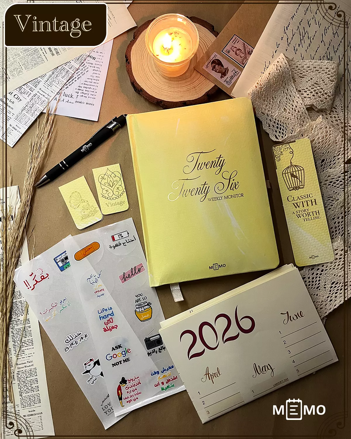 Memo Weekly Monitor 2026 (Vintage)  8