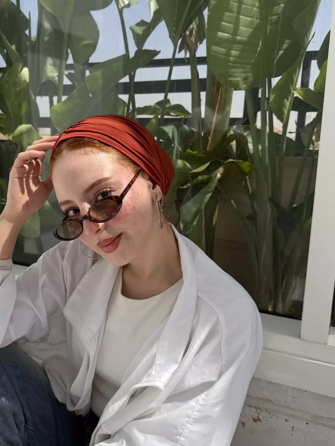 The burnet orange turban 2