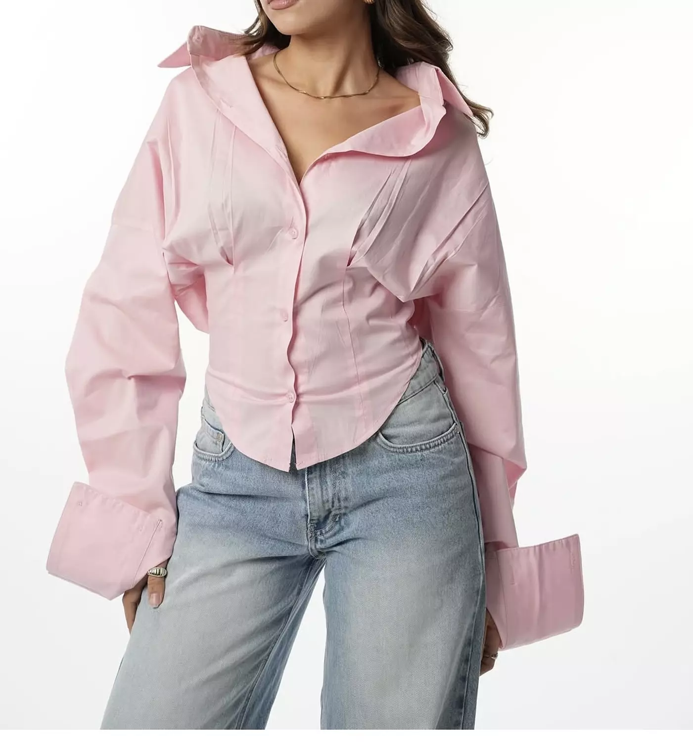 Corset back string shirt 10
