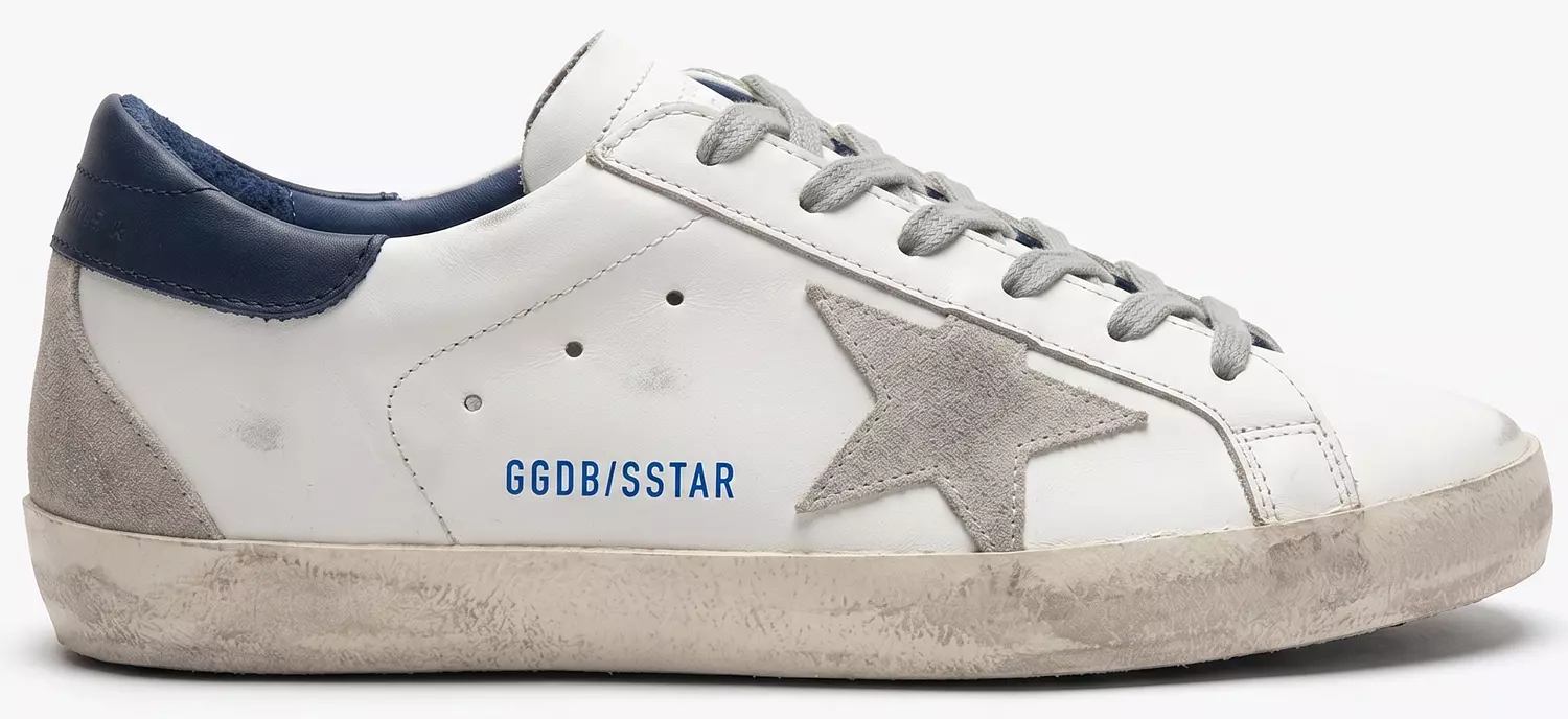 Golden Goose super star Blue-White image