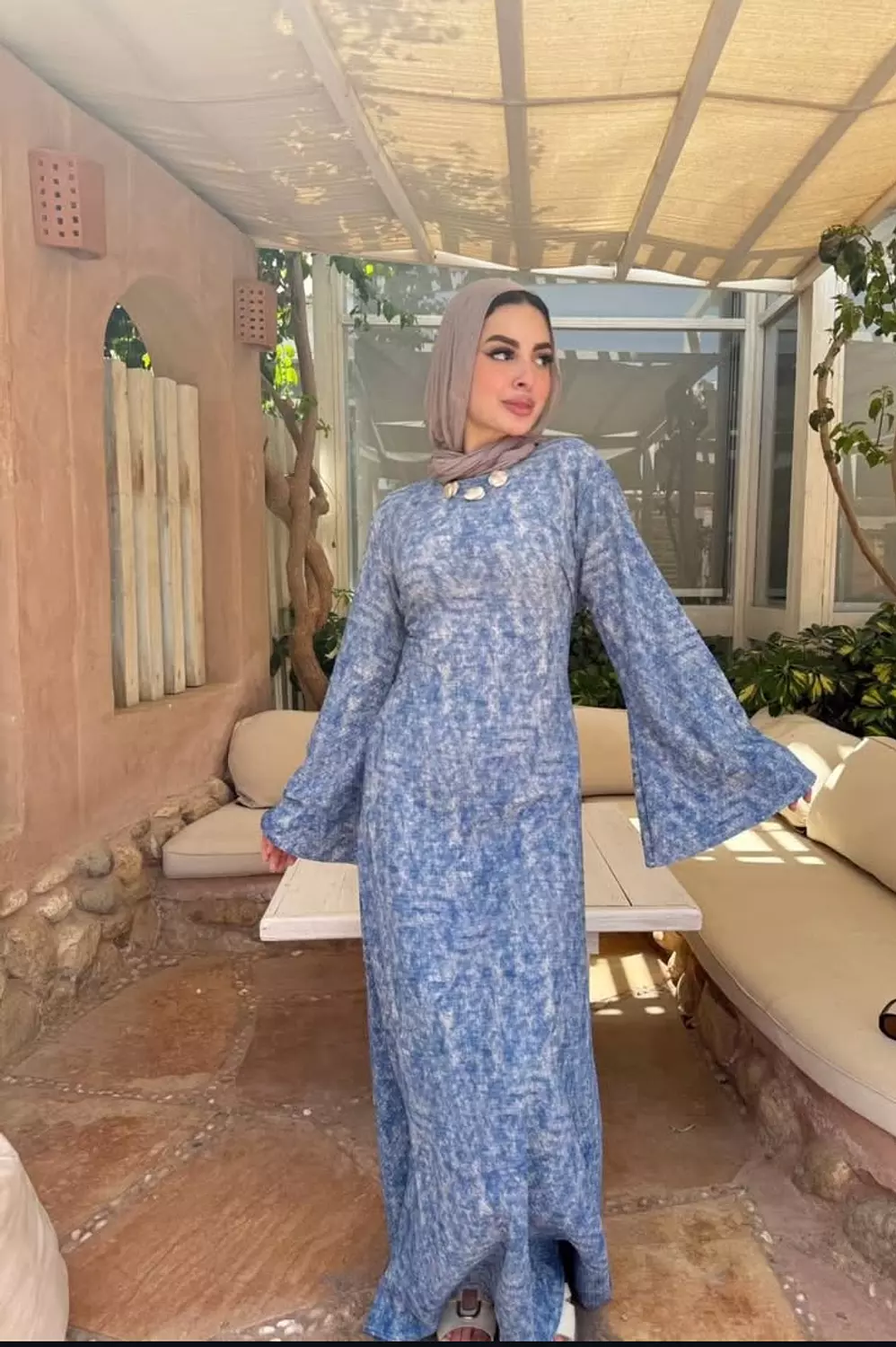 Blue waves dress  image