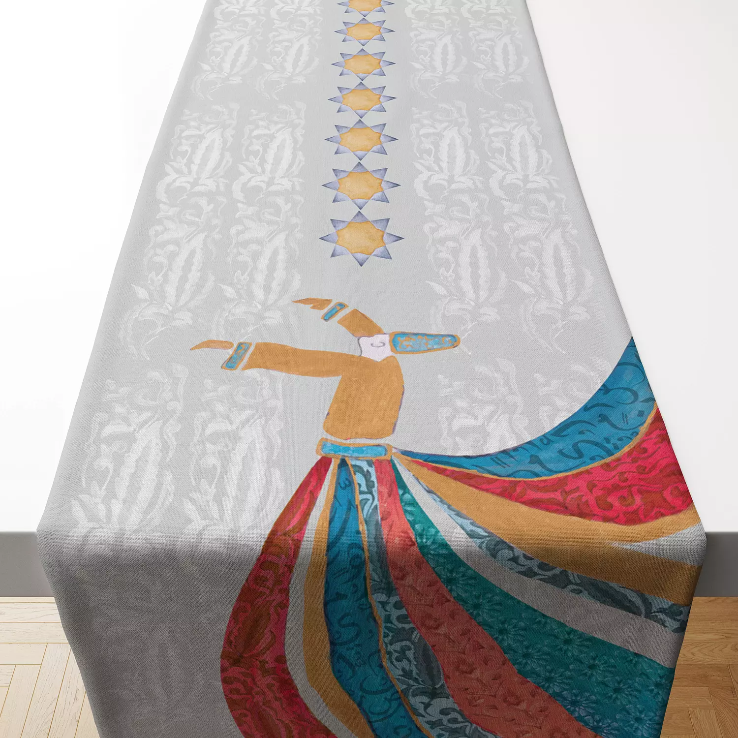 Tanoura Dancing 2026 Table Runner  1