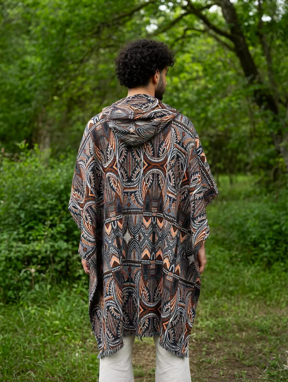 Tribal Patterned Poncho image